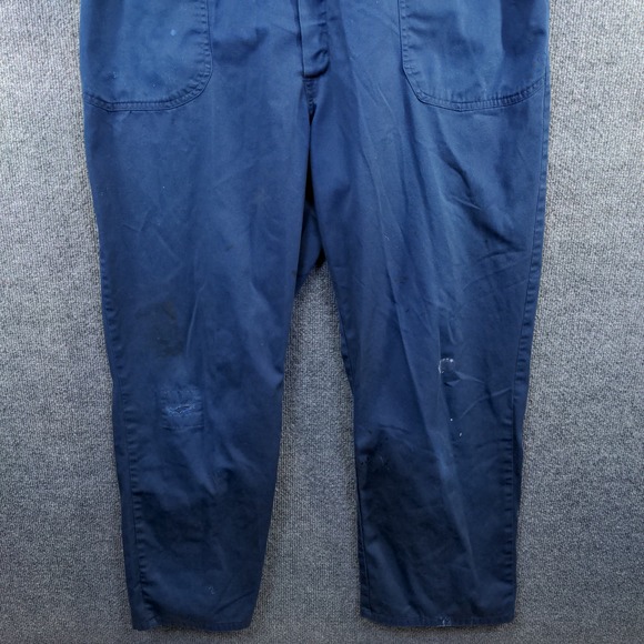 U.S. Navy Men's Utility Coveralls Blue Size 46L Actual 38x29.5 Embroidered - Picture 8 of 16